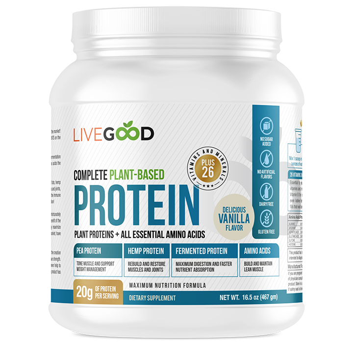 LiveGood Complete Plant Based Protein